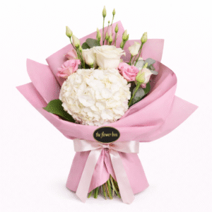 Buchet Delicat Alb-Roz