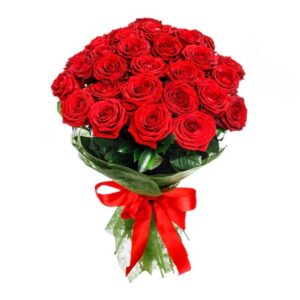 Buchet 25 Trandafiri rosii Premium Florarie Targoviste Livrare Flori Targoviste