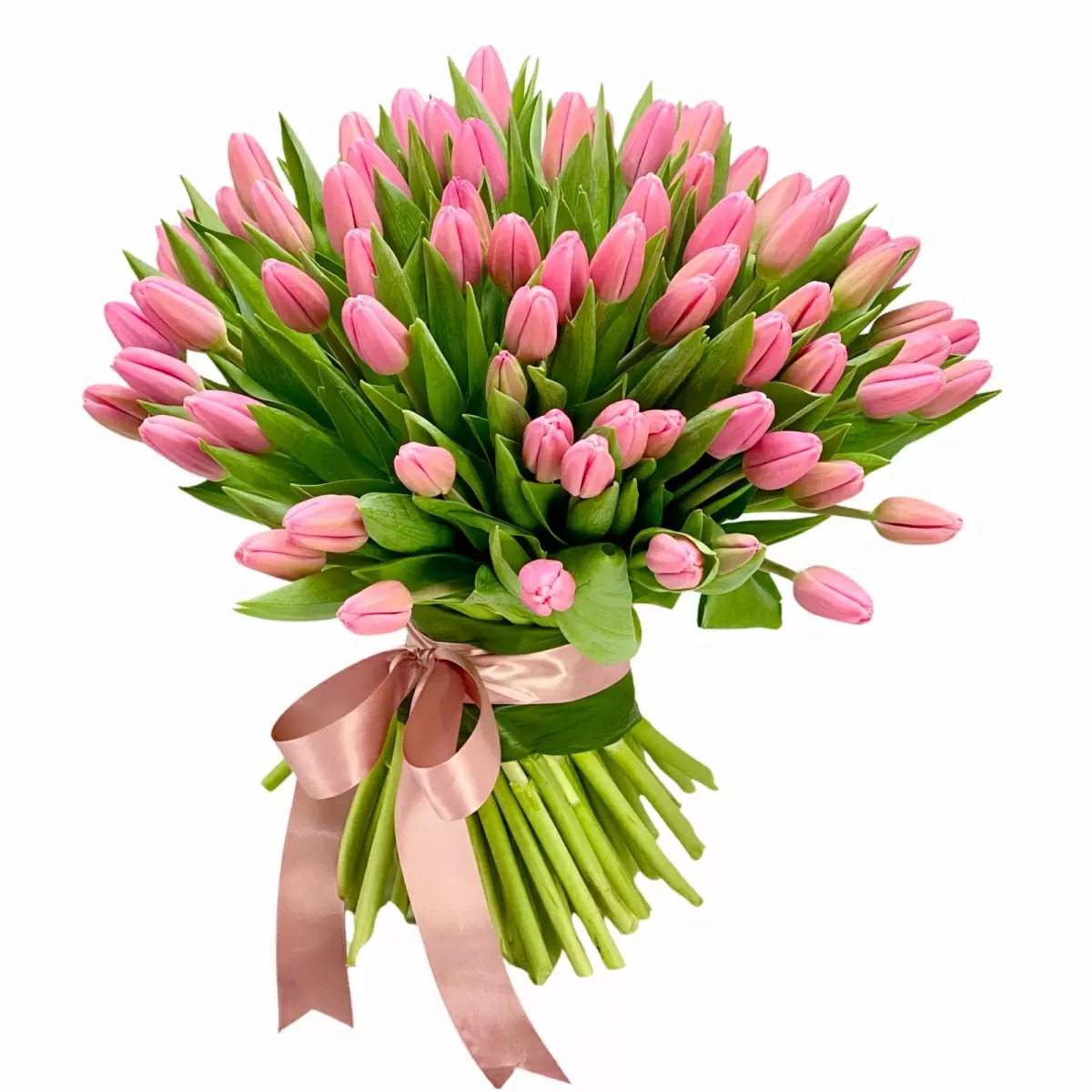 Buchet 101 Lalele Roz Florarie Targoviste Livrare Flori Targoviste